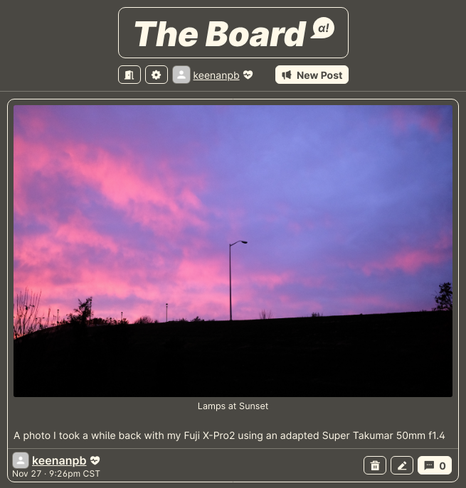 The Board's Homepage